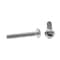 Prime-Line Machine Screw, Round, Phil/Sltd Comb Drive No. 6-32 X 3/4in 18-8 Stainless Steel 100PK 9003134 - alternate 2